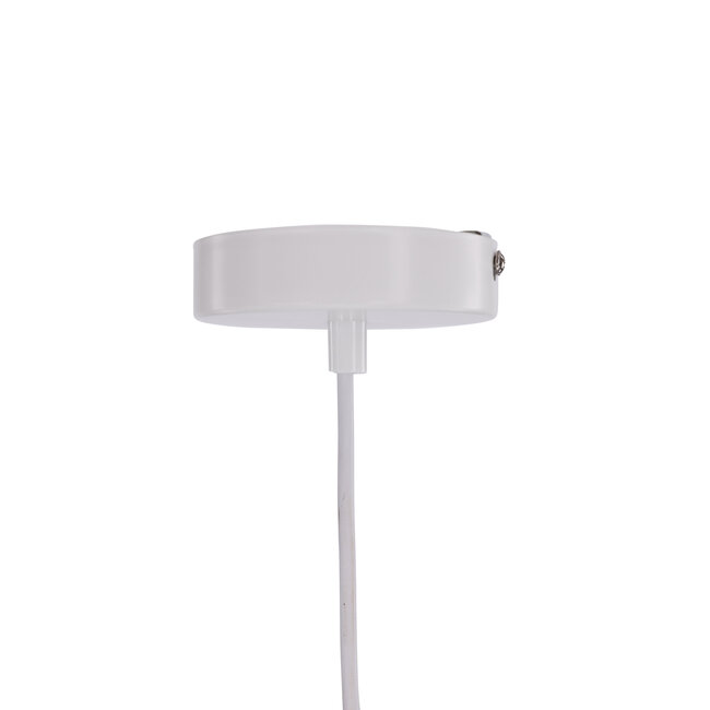 Design-Deckenleuchte Nicola XL – Weiße Federpracht