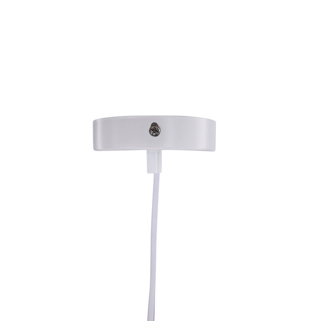 Design-Deckenleuchte Nicola Large – Weiße Federpracht