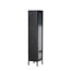 Glasschrank Cali Schwarz – Schlanke Eleganz im Industrial-Look