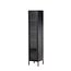 Glasschrank Cali Schwarz – Schlanke Eleganz im Industrial-Look