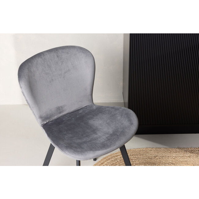 5-tlg. Esszimmer-Set Olivia mit Stühlen Lilja