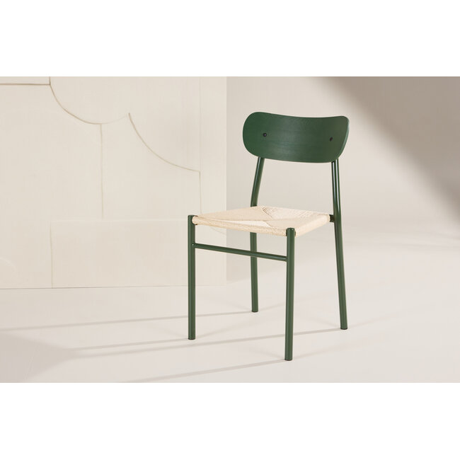 2er Set Esszimmerstuhl Polly Grün