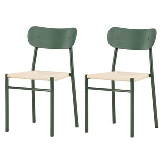 Venture Home 2er Set Esszimmerstuhl Polly Grün