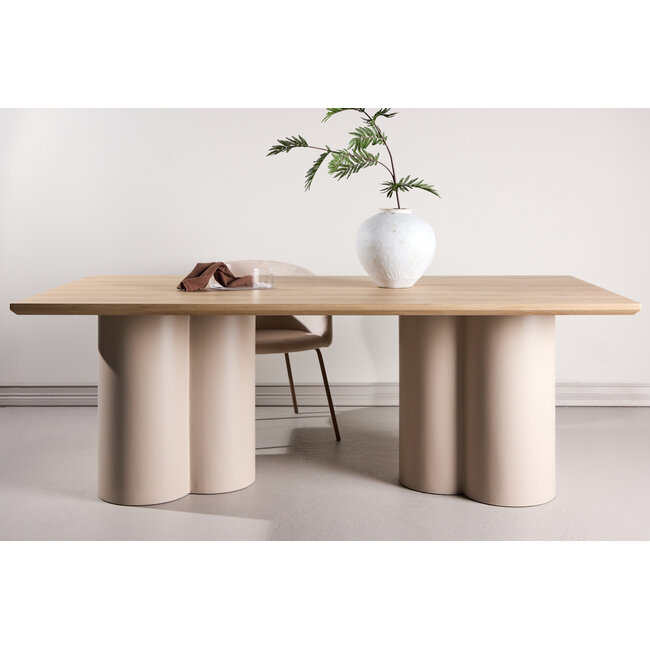 Esstisch Olivia Rechteckiger Beige/Natürlich