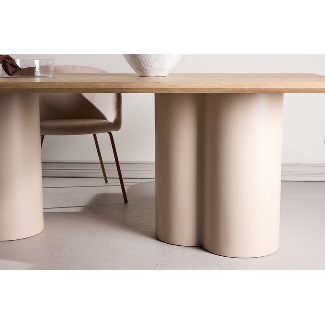 Esstisch Olivia Rechteckiger Beige/Natürlich