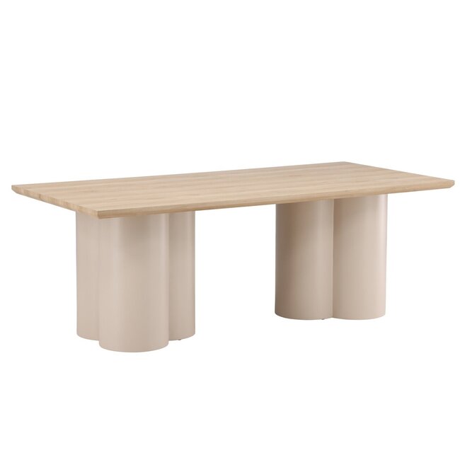 Esstisch Olivia Rechteckiger Beige/Natürlich