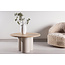 Runder Couchtisch Olivia Beige 80cm