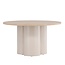 Runder Couchtisch Olivia Beige 80cm
