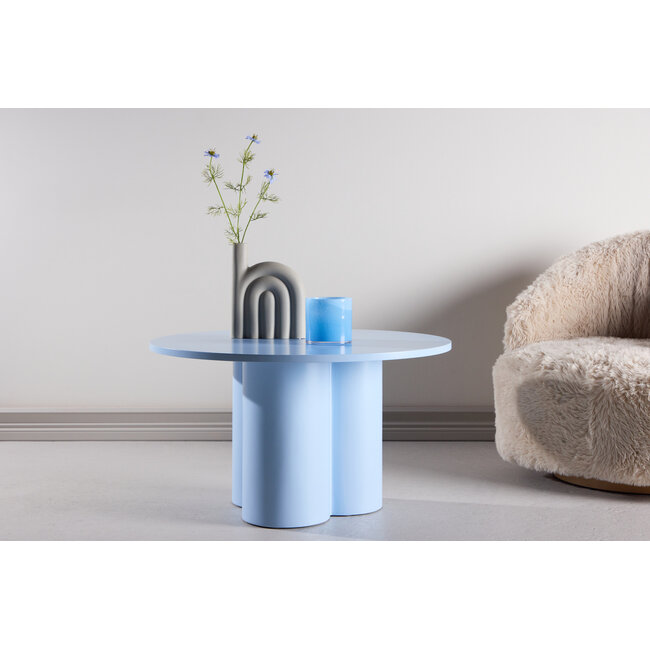 Runder Couchtisch Olivia Blau