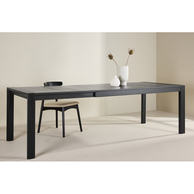 Esstisch Slider Schwarz – Ausziehbarer