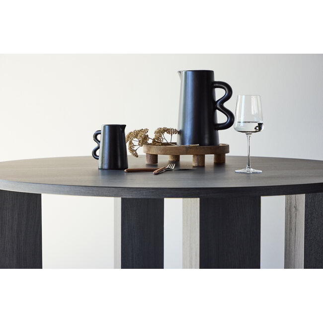 Runder Esstisch Juno Schwarz 120cm