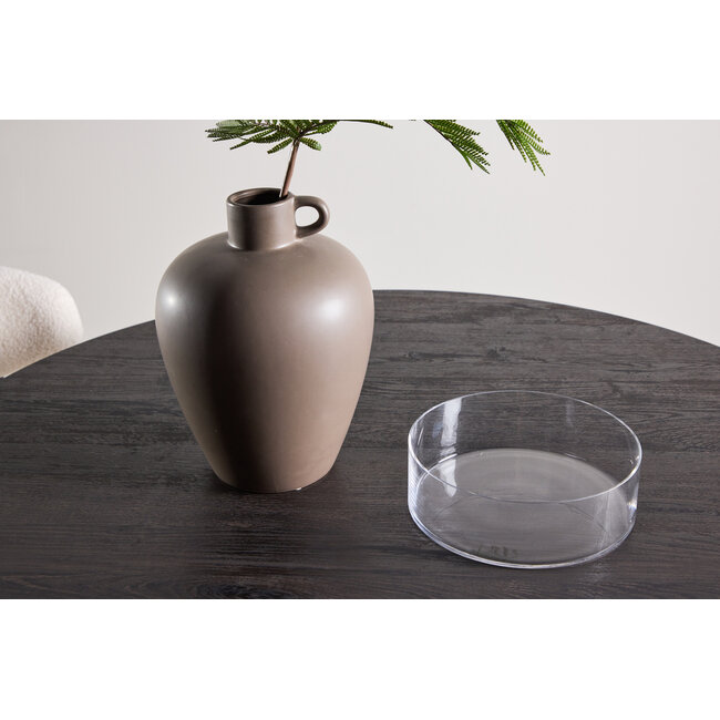 Runder Esstisch Tekla Schwarz 120 cm