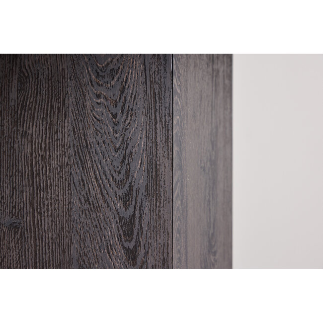 Runder Esstisch Tekla Schwarz 120 cm