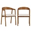 2er-Set Esszimmerstuhl Långön Braun