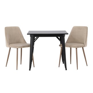Venture Home 3-tlg. Esszimmer-Set Tempe mit Stühlen Night