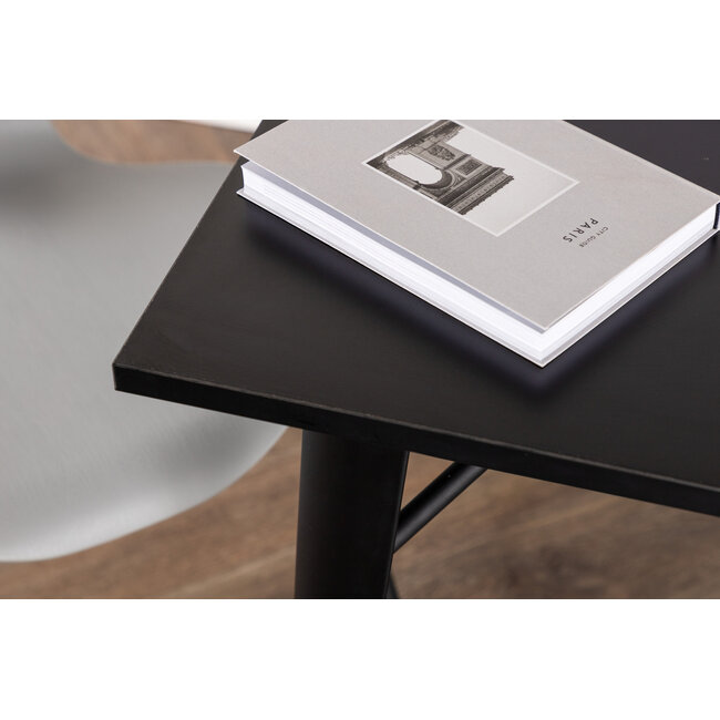 3-tlg. Esszimmer-Set Tempe mit Stühlen Lilja