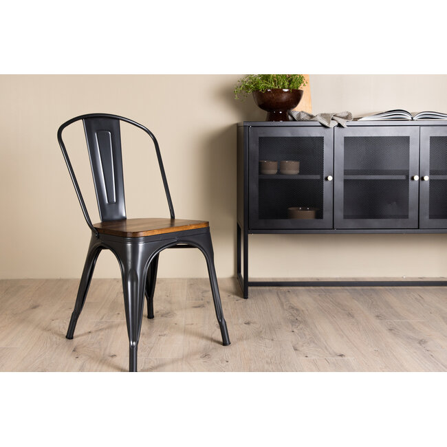 5-tlg. Esszimmer-Set Hamden mit 4 Stühlen Tempe