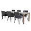 7-tlg. Ausziehbarer Esszimmer-Set Slider mit Stühlen Comfort