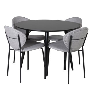 Venture Home 5-tlg. Esszimmer-Set Plaza mit Stühlen Vault