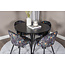 5-tlg. Esszimmer-Set Plaza mit Stühlen Velvet