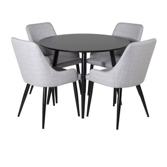 Venture Home 5-tlg. Esszimmer-Set Plaza mit Stühlen Plaza