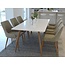 7-tlg. Esszimmer-Set Polar mit Stühlen Plaza