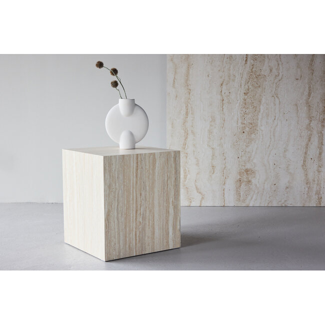 Sofa-Tisch York Beige – Quadrat Couchtisch