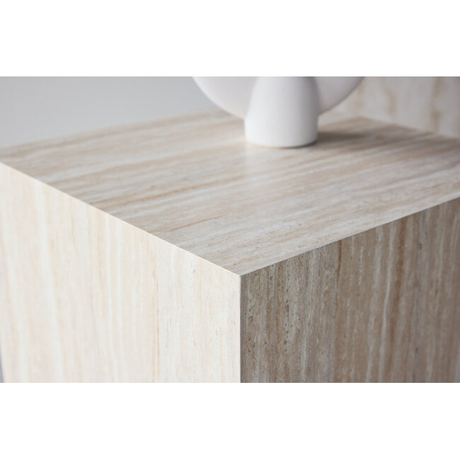 Sofa-Tisch York Beige – Quadrat Couchtisch