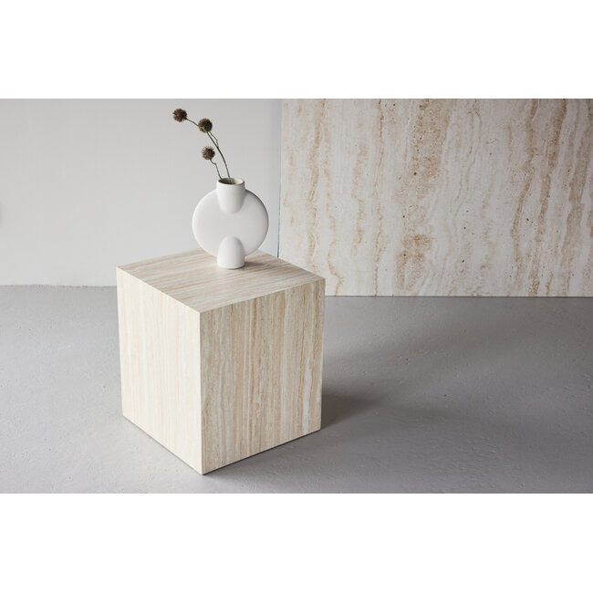 Sofa-Tisch York Beige – Quadrat Couchtisch