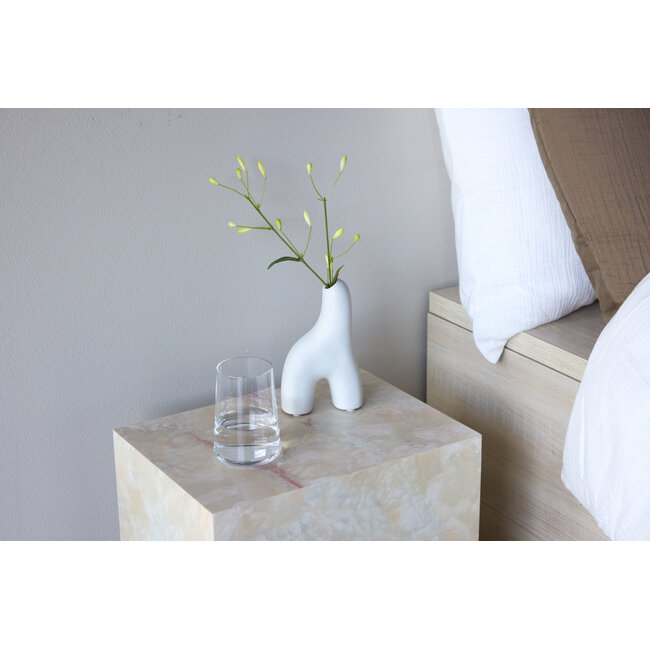 Beistelltisch York  Beige - Quadrat Couchtisch