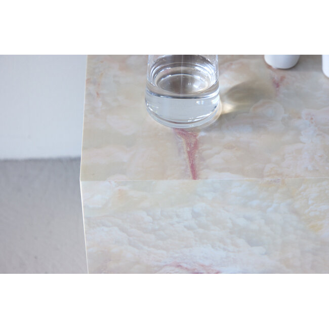 Beistelltisch York  Beige - Quadrat Couchtisch