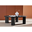 Runder Sofa-Tisch Juno – Moderner Couchtisch in Schwarz