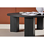 Runder Sofa-Tisch Juno – Moderner Couchtisch in Schwarz