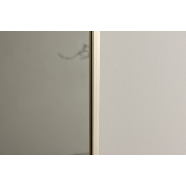 Großer Spiegel Orlando 195 x 55 Beige Aluminium