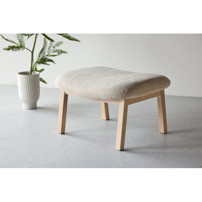 Hocker Rile Beige
