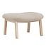Hocker Rile Beige
