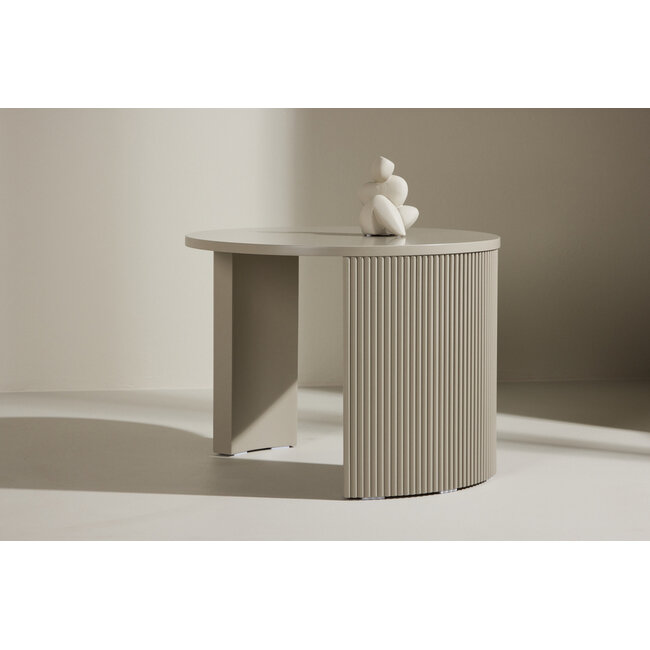 Sofa-Tisch Bristol  Ø60×45 cm Beige