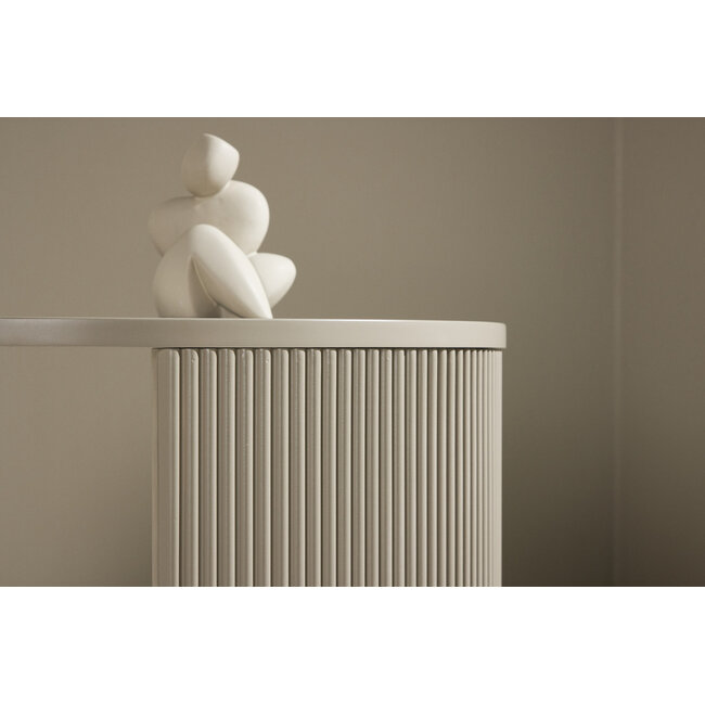 Sofa-Tisch Bristol  Ø60×45 cm Beige