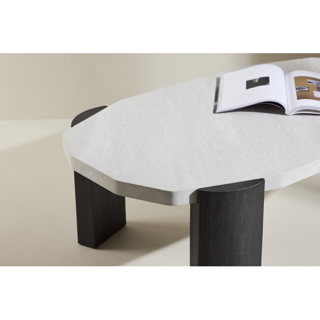 Sofa-Tisch Kres - Couchtisch Beige