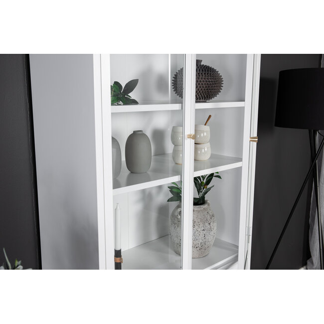 Vitrinenschrank Bakal Weiß