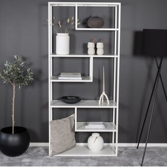 Venture Home Regal Staal Weiß 190x85 cm
