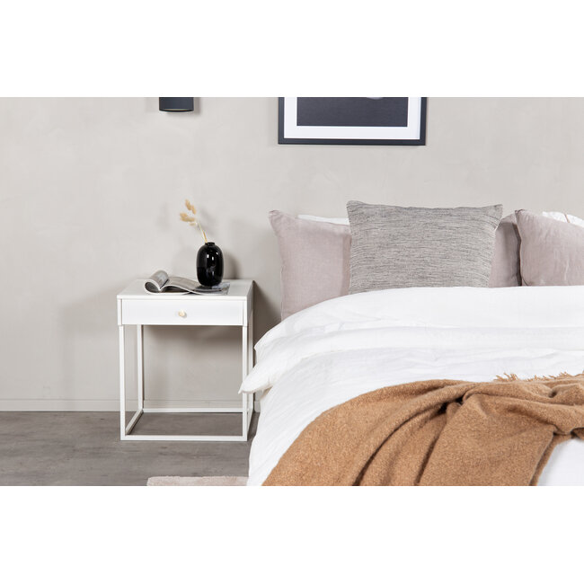Nachttisch Bakal Weiß
