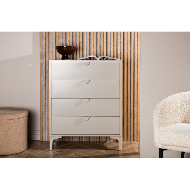 Stilvolle Schubladenschrank Piring Beige