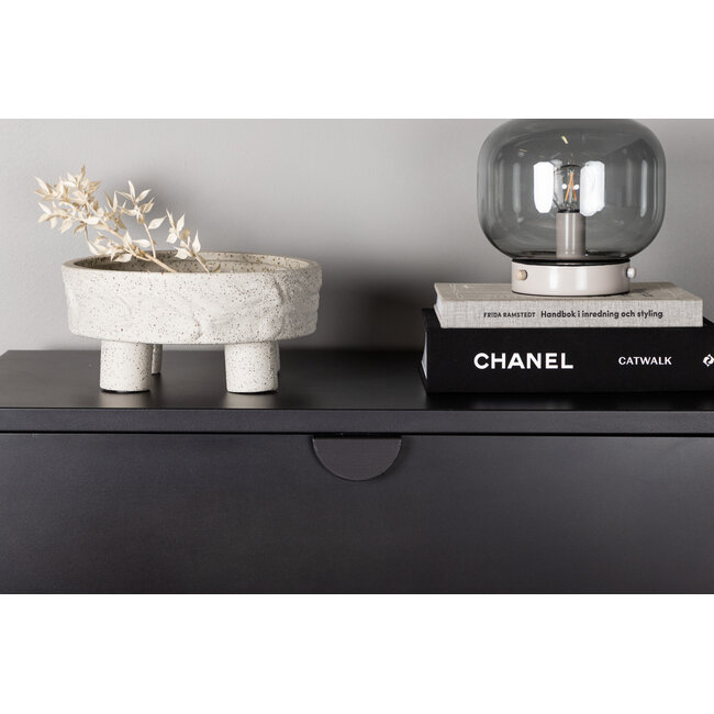 Stilvolle Schubladenschrank Piring Schwarz