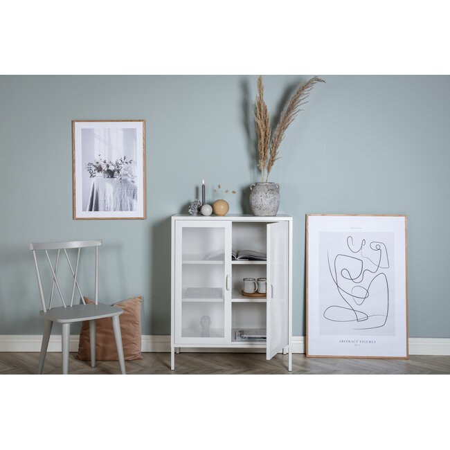 Vitrin - Schrank Misha Weiß