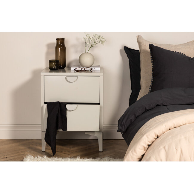 Nachttisch Piring Beige