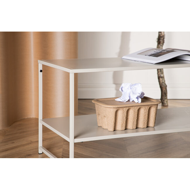 Sofa-Tisch Staal - Couchtisch Weiß