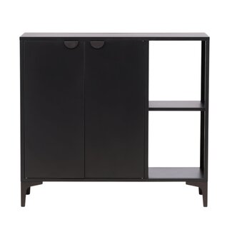 Venture Home Vitrinenschrank Piring Schwarz