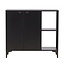 Vitrinenschrank Piring Schwarz