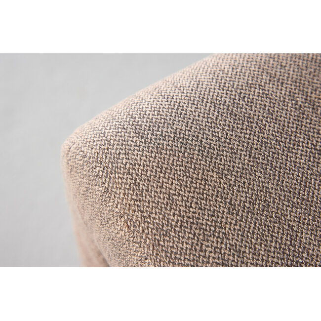 Sessel mit Hocker Bonn Braun